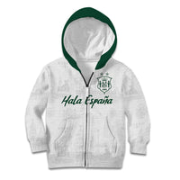 Custom Spain Football Kid Hoodie Royal Madrid-Hala Espana