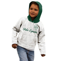 Custom Spain Football Kid Hoodie Royal Madrid-Hala Espana