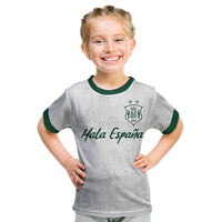 Custom Spain Football Kid T Shirt Royal Madrid-Hala Espana
