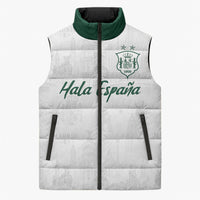 Custom Spain Football Sleeveless Puffer Jacket Royal Madrid-Hala Espana