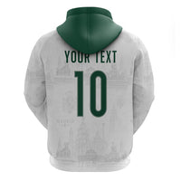 Custom Spain Football Zip Hoodie Royal Madrid-Hala Espana