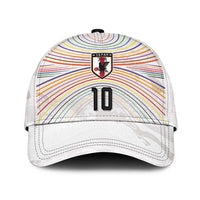 Custom Japan Football Classic Cap Traditional Japanese Waves Rainbow Sashiko Effect