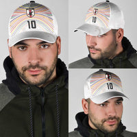 Custom Japan Football Classic Cap Traditional Japanese Waves Rainbow Sashiko Effect