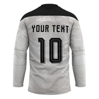 Custom Japan Football Hockey Jersey Traditional Japanese Waves Rainbow Sashiko Effect