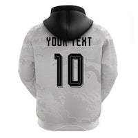 Custom Japan Football Hoodie Traditional Japanese Waves Rainbow Sashiko Effect