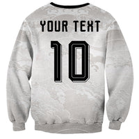 Custom Japan Football Sweatshirt Traditional Japanese Waves Rainbow Sashiko Effect