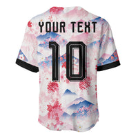 Custom Japan Football Baseball Jersey Cherry Blossom Mount Fuji Asian Dragon Graphic
