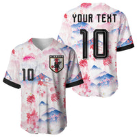 Custom Japan Football Baseball Jersey Cherry Blossom Mount Fuji Asian Dragon Graphic