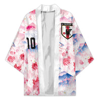Custom Japan Football Kimono Cherry Blossom Mount Fuji Asian Dragon Graphic