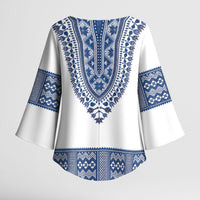 Cape Verde Kimono Sleeve Blouse Pano di Terra Dashiki Style