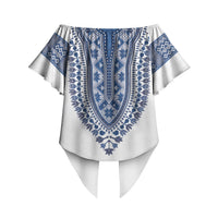 Cape Verde Off Shoulder Wrap Waist Top Pano di Terra Dashiki Style