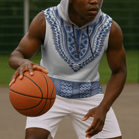 Cape Verde Sleeveless Hoodie Pano di Terra Dashiki Style