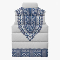 Cape Verde Sleeveless Puffer Jacket Pano di Terra Dashiki Style