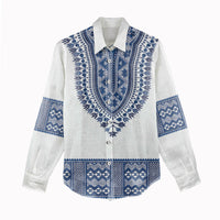 Cape Verde Women Casual Shirt Pano di Terra Dashiki Style