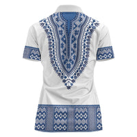 Cape Verde Women Polo Shirt Pano di Terra Dashiki Style