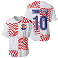 Custom Croatia Football Champion 2024 Baseball Jersey - Wonder Print Shop