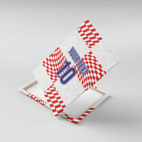 Custom Croatia Football Champion 2024 Canvas Wall Art - Wonder Print Shop