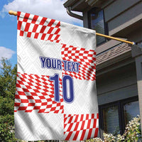 Custom Croatia Football Champion 2024 Garden Flag - Wonder Print Shop