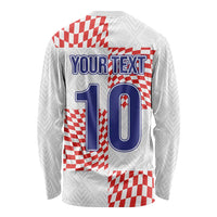 Custom Croatia Football Champion 2024 Long Sleeve Shirt - Wonder Print Shop