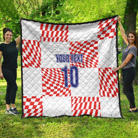 Custom Croatia Football Champion 2024 Quilt - Wonder Print Shop