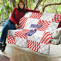 Custom Croatia Football Champion 2024 Quilt - Wonder Print Shop