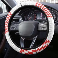 Croatia Football Champion 2024 Steering Wheel Cover - Wonder Print Shop