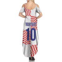 Custom Croatia Football Champion 2024 Summer Maxi Dress - Wonder Print Shop