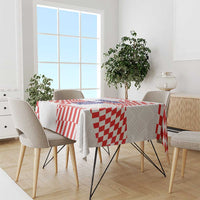 Custom Croatia Football Champion 2024 Tablecloth - Wonder Print Shop