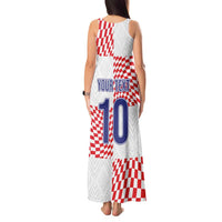 Custom Croatia Football Champion 2024 Tank Maxi Dress - Wonder Print Shop