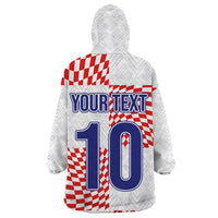 Custom Croatia Football Champion 2024 Wearable Blanket Hoodie - Wonder Print Shop