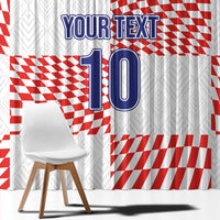 Custom Croatia Football Champion 2024 Window Curtain - Wonder Print Shop