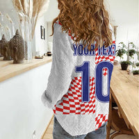 Custom Croatia Football Champion 2024 Women Casual Shirt - Wonder Print Shop