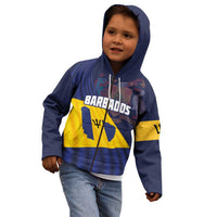 Barbados Independence Day Kid Hoodie National Flag Design - Wonder Print Shop