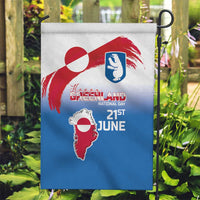 Greenland National Day Garden Flag National Country Flag and Emblem with The Map