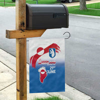 Greenland National Day Garden Flag National Country Flag and Emblem with The Map