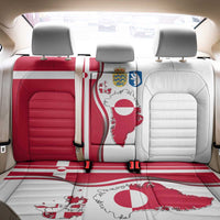 Greenland and Denmark Together Back Car Seat Cover National Country Map and Flag Style