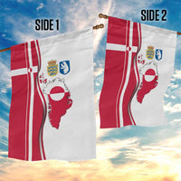 Greenland and Denmark Together Garden Flag National Country Map and Flag Style