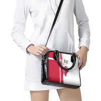 Greenland and Denmark Together Shoulder Handbag National Country Map and Flag Style
