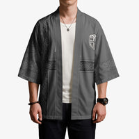 Norwegian Football Custom Kimono Nordic Celtic Knot Cross Monochrome Scandinavian Design