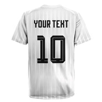 German Football Custom Rugby Jersey Retro Geometric Flag Stripe Heritage Shield Design