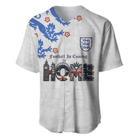Custom England National Football Baseball Jersey Football is Coming Home Typography Sporty Style