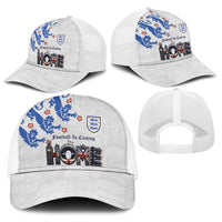 England National Football Baseball Net Cap Football is Coming Home Typography Sporty Style
