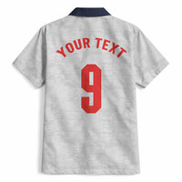 Custom England National Football Hawaiian Shirt Football is Coming Home Typography Sporty Style