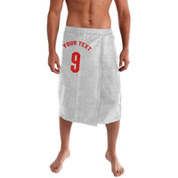 Custom England National Football Lavalava Football is Coming Home Typography Sporty Style