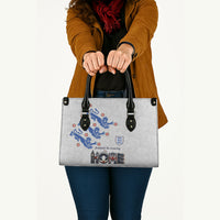 England National Football Leather Bag Football is Coming Home Typography Sporty Style