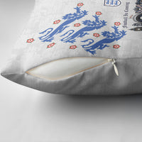 England National Football Pillow Cover Football is Coming Home Typography Sporty Style