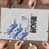 England National Football Puzzle Football is Coming Home Typography Sporty Style