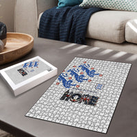 England National Football Puzzle Football is Coming Home Typography Sporty Style