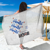 England National Football Sarong Football is Coming Home Typography Sporty Style