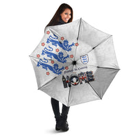 England National Football Umbrella Football is Coming Home Typography Sporty Style